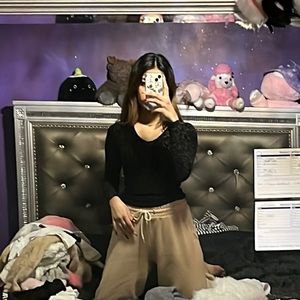 black, tight cheetah print shirt